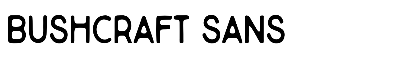 Bushcraft Sans